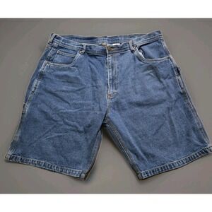 Key Brand Shorts Mens 42‎ Blue Carpenter Medium Wash Denim Workwear